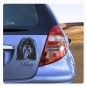 Preview: Shih Tzu Hundeaufkleber Autoaufkleber Auto Aufkleber Sticker A1129