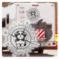 Preview: Wohnmobil Aufkleber Shih Tzu Kompass Wohnwagen Caravan Sticker WoMo484