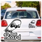 Preview: Auto Aufkleber Skate Board Autoaufkleber Sticker clickstick A934