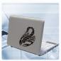 Preview: Skorpion Laptop Notebook Netbook Aufkleber Wandtattoo Scorpion Sticker LT004