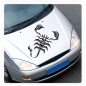 Preview: Skorpion Autoaufkleber Tribal Tattoo Scorpion Motorhauben Aufkleber Auto A4111