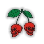 Preview: Skull Kirschen Rockabilly Aufkleber Auto Sticker Autosticker Digitaldruck DA066