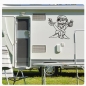 Preview: Skull Pirat Säbel Wohnmobil Caravan Wohnwagen Aufkleber WoMo281