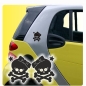 Preview: SKULL GIRL Totenkopf Sterne Auto Aufkleber Sticker Stern A1203