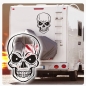 Preview: Skull Wohnmobil Caravan Wohnwagen Aufkleber WoMo289