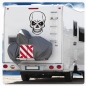 Preview: Skull Wohnmobil Caravan Wohnwagen Aufkleber WoMo289