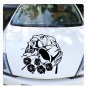 Preview: Autoaufkleber Skull Dice Würfel Rockabilly Aufkleber Motorhauben Aufkleber Sticker A414