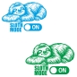 Preview: Sloth Mode on - Entspannungsmodus Faultier Wohnmobil Caravan Wohnwagen WoMo503