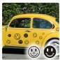 Preview: Smile Auto Aufkleber SET Autoaufkleber Sticker Tattoo Decal clickstick A074