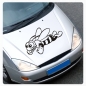 Preview: Speedy Biene Auto Aufkleber Autoaufkleber Sticker A1184