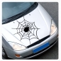 Preview: Spinne Spinnennetz Auto Aufkleber Spider Sticker A557