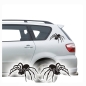 Preview: 2er SET Spider Spinnen Auto Aufkleber Sticker Rockabilly Autoaufkleber A2004