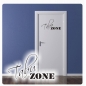 Preview: Tabu Zone Tür Aufkleber Wandtattoo Türaukleber T226