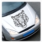 Preview: Tribal Tiger Motorhauben Auto Aufkleber Sticker A1090