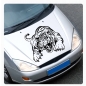 Preview: Tribal Tiger Autoaufkleber Auto Aufkleber Sticker Motorhauben Haube A688