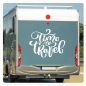 Preview: Time to Travel  Wohnmobil Aufkleber Wohnwagen Caravan Sticker WoMo432