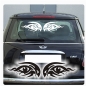 Preview: Tribal Eyes Augen Autoaufkleber Auto Aufkleber Sticker A996