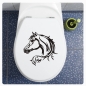 Preview: Tribal Horse Pferd WC Deckel Aufkleber Wandtattoo  TDA043