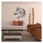 Preview: Tribal Horse Pferd Wandtattoo Walltattoo Wandaufkleber W224