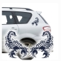 Preview: Skorpione Auto Aufkleber Tribal Sticker Tattoo Skorpion clickstick 2er SET A4108