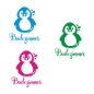Preview: Badezimmer Pinguin Herzen Wandtattoo Türaufkleber T434