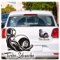 Preview: Turboschnecke Turbo Schnecke Renn Autoaufkleber Auto Aufkleber Sticker A870