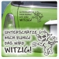 Preview: Autoaufkleber Unterschätze mich Teufelchen Aufkleber Auto Aufkleber A1740