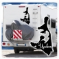 Preview: Wohnmobil Aufkleber Usedom Deutsche Inseln WoMo Caravan Aufkleber Sticker WoMo143