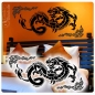 Preview: Dragon DRACHE Drachen Wandtattoo Asia Tribal Wandaufkleber Tribals W3066