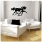 Preview: Pferd Pferde Stute Fohlen Wandtattoo Wandaufkleber Walltattoo W339