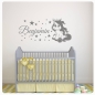 Preview: Name Pony Prinzessin Prinz Sterne Punkte Wandtattoo Wandaufkleber Walltattoo W202