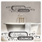 Preview: Wandtattoo Wellness Lounge Wandaufkleber Bad WC Badezimmer W1814