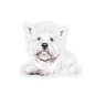 Preview: Autoaufkleber West Highland White Westi Terrier Digitaldruck clickstick DA527