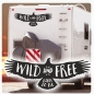 Preview: Wohnmobil Aufkleber Adler Eagle Wild and Free Wohnwagen Caravan WoMo465