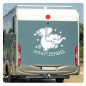 Preview: Wohnmobil Aufkleber Schutzengel Elefant Engel WoMo Caravan Aufkleber Sticker WoMo152
