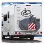 Preview: Wohnmobil Aufkleber Schutzengel Engel WoMo Caravan Aufkleber Sticker WoMo200