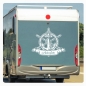 Preview: Ankerplatz Anker Steuerrad Wohnmobil Aufkleber Wohnwagen Caravan Sticker WoMo493