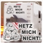 Preview: Wohnmobil Wohnwagen Caravan Aufkleber Sticker Hetz mich nicht! Lustig Schildkröte WoMo501