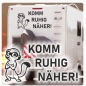 Preview: Wohnmobil Wohnwagen Caravan Aufkleber Sticker Komm ruhig näher! Lustig Erdmännchen WoMo473