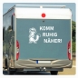 Preview: Wohnmobil Wohnwagen Caravan Aufkleber Sticker Komm ruhig näher! Lustig Erdmännchen WoMo473