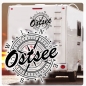 Preview: Kompass Rose Ostsee Compass Wohnmobil Aufkleber Wohnwagen Caravan Sticker WoMo480