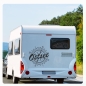 Preview: Kompass Rose Ostsee Compass Wohnmobil Aufkleber Wohnwagen Caravan Sticker WoMo480