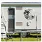 Preview: Mond Strand Berge Palmen Vögel Wohnmobil Aufkleber Wohnwagen Caravan Sticker WoMo491