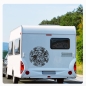 Preview: Wohnmobil Aufkleber Falke Wikinger Axt Wohnwagen Caravan Sticker WoMo455