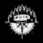 Preview: Kompass Rose Wald Berge Wohnwagen Wohnmobil Aufkleber Sticker WoMo338