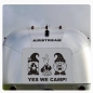 Preview: YES WE CAMP! Gnome Kaffee Wohnmobil Aufkleber Sticker Wohnwagen WoMo218