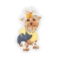 Preview: Yorkshire Terrier Auto Aufkleber Hund Pfoten Sticker Digitaldruck DA534