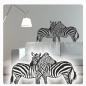 Preview: Wandtattoo Zebra Zebras Wandaufkleber Afrika Wildlife W4002