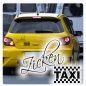 Preview: Zicken Taxi Auto Aufkleber Zickentaxi Zicke Autoaufkleber Sticker A153