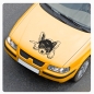 Preview: Auto Aufkleber Chihuahua Autoaufkleber Hund Pfoten Sticker A4044